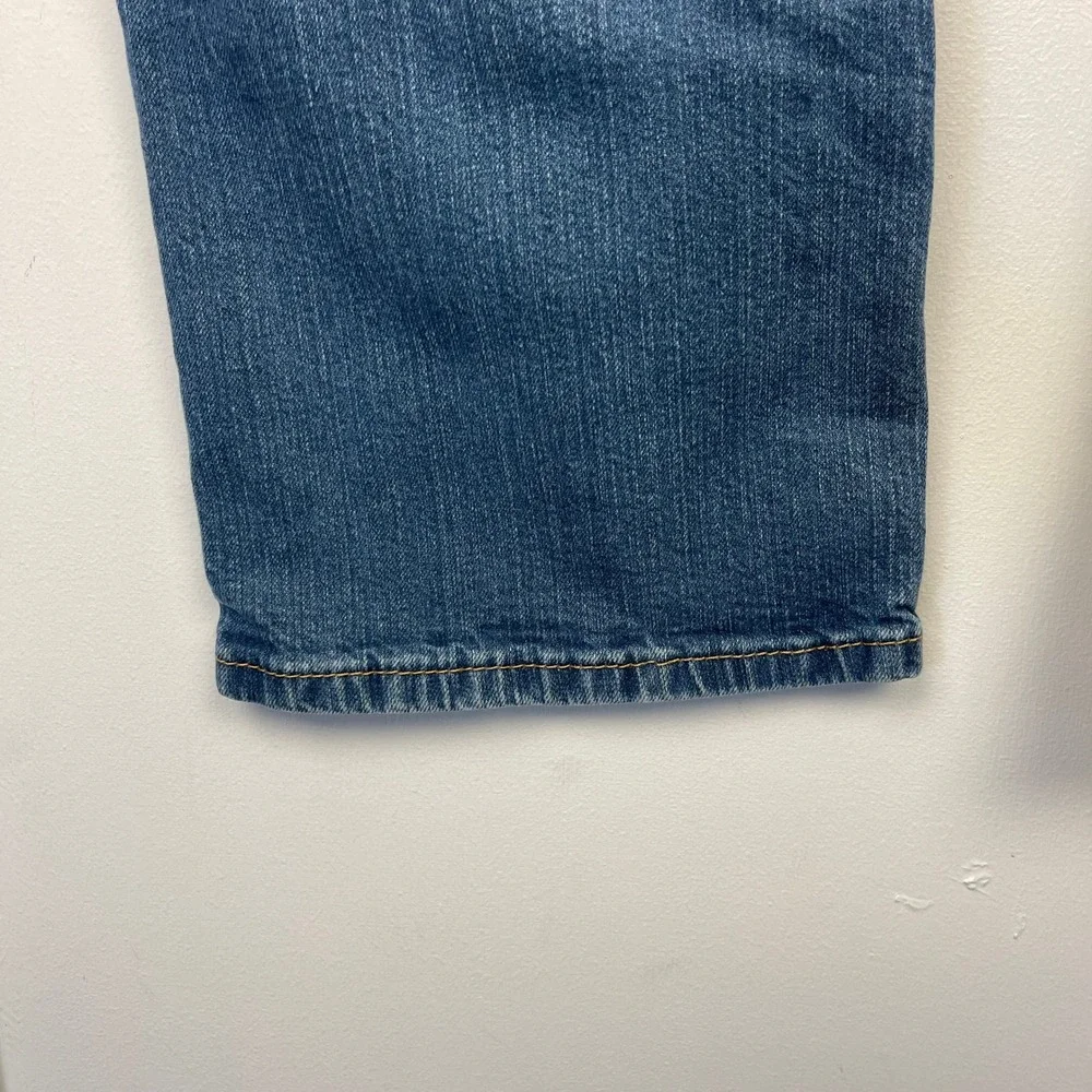 Levis 514 Straight Fit Mens 40x30 Medium Wash Denim Blue Jeans Stretch‎ Zip